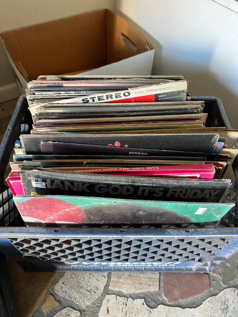 Set of 50 Vinyl Records