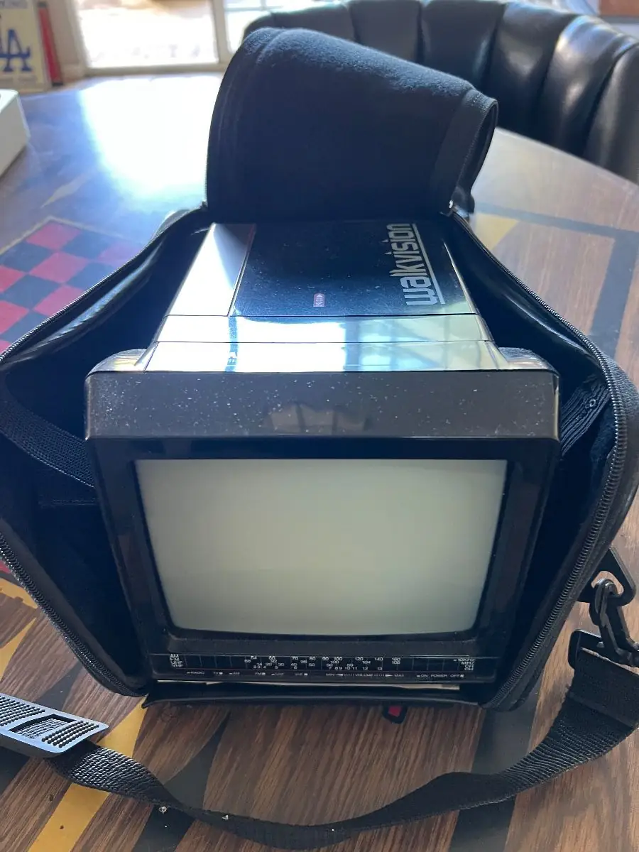 Vintage Walkvision Portable TV and Radio