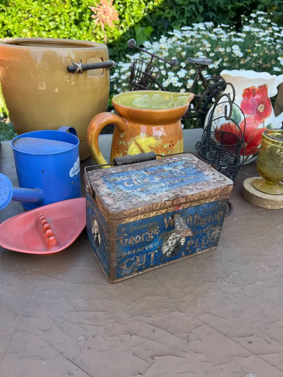 Vintage George Washington Cut Plug Tobacco Tin