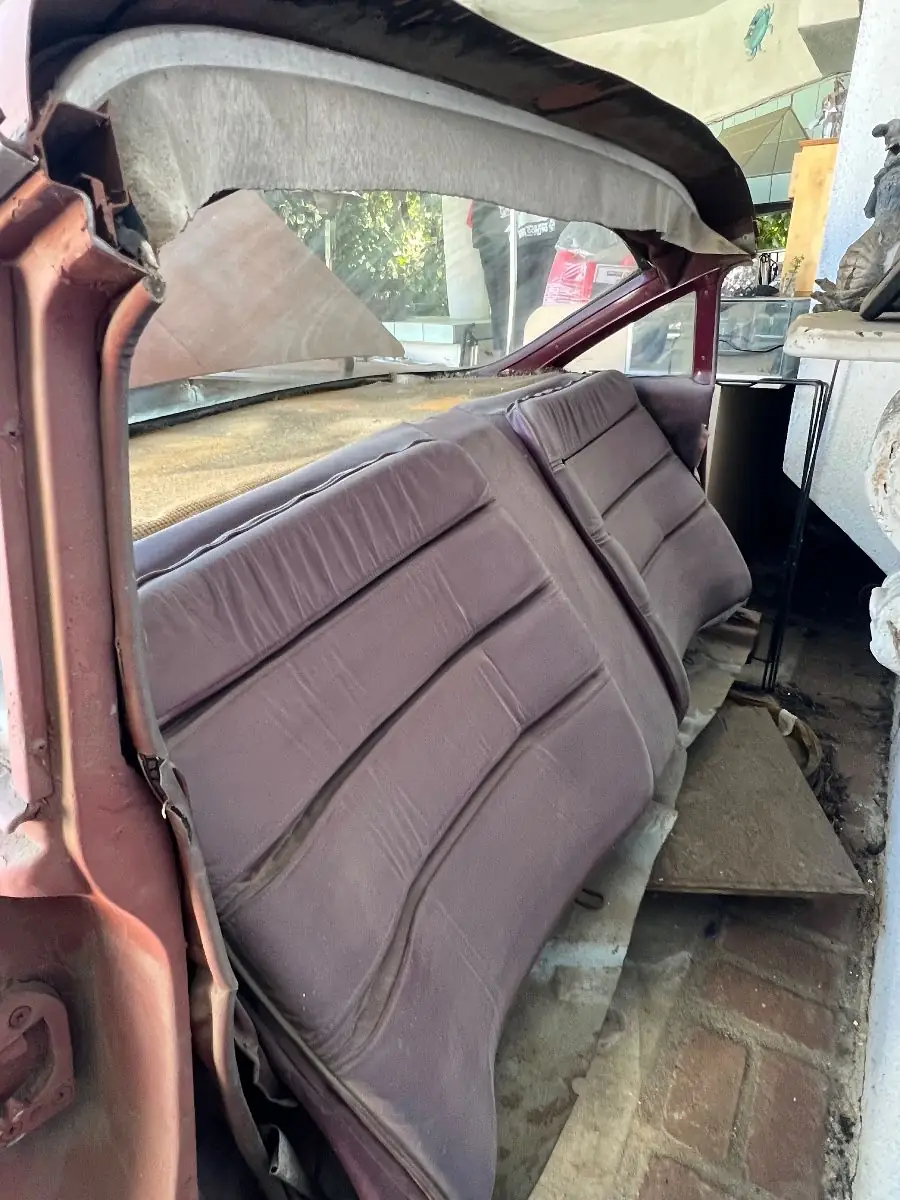 Vintage Automotive Rear Bench Seat