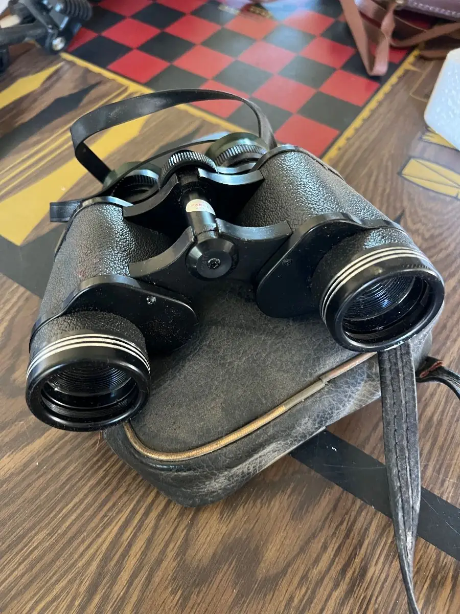 Vintage Binoculars with Case
