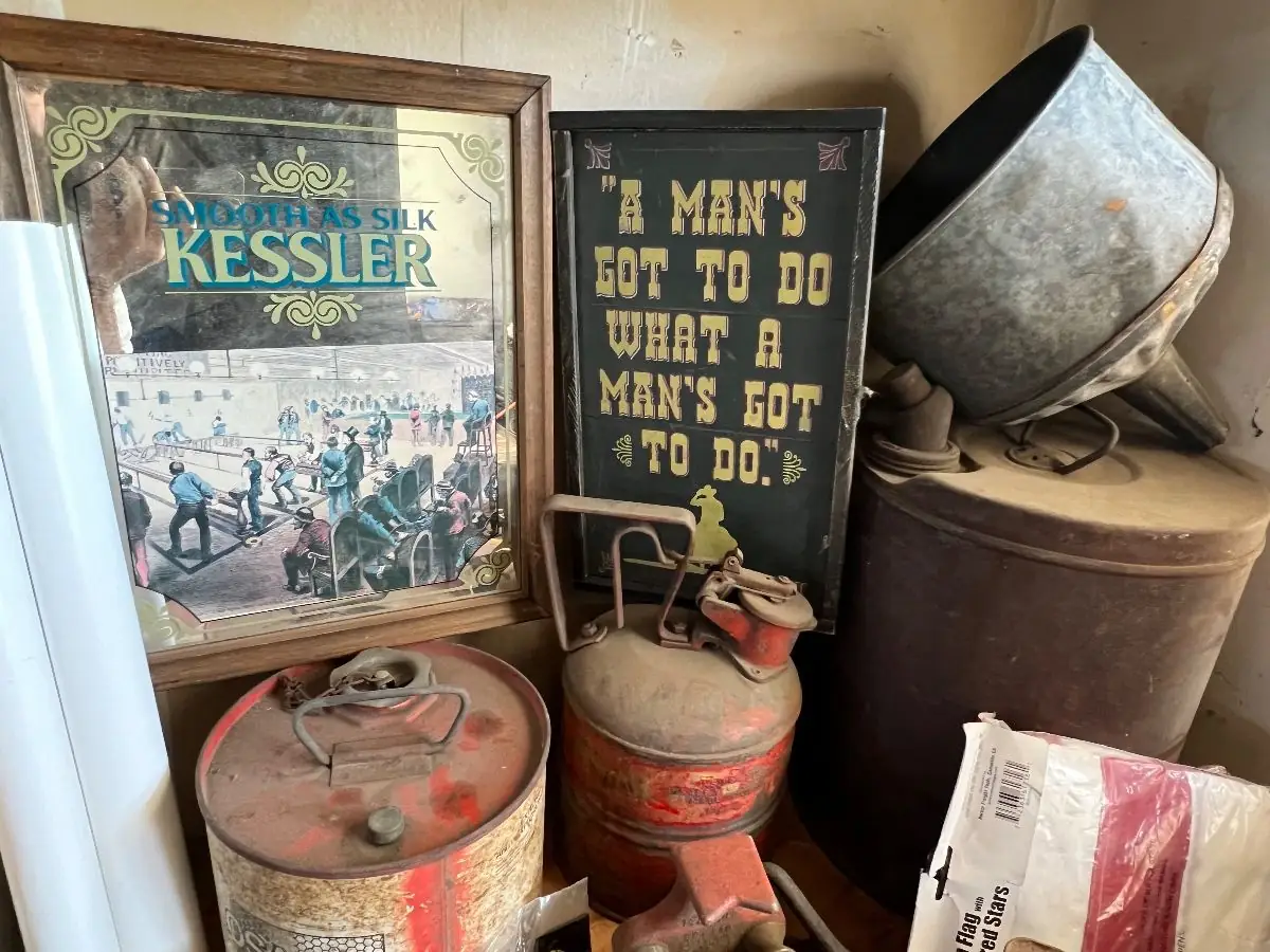 Vintage Kessler Whiskey Mirror