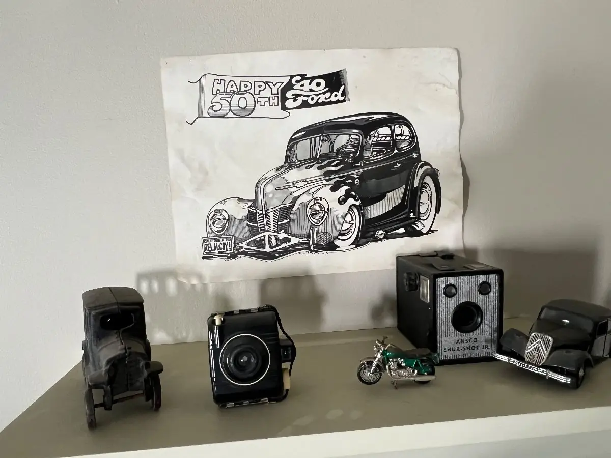 Vintage Cast Iron Toy Car